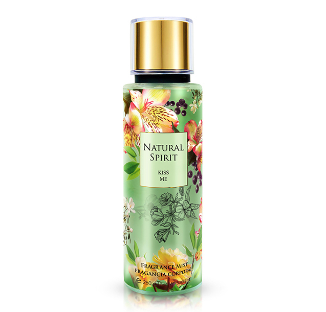 NATURAL SPIRIT BODY SPLASH KISS ME X 250 ML.